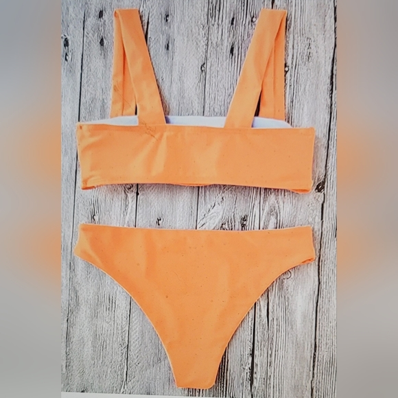 NWT WIDE STRAP BRA TOP BRAZILIAN BOTTOM SWIM ATHLETIC VOLLEY BALL BATHING SUIT 6 - Picture 5 of 12